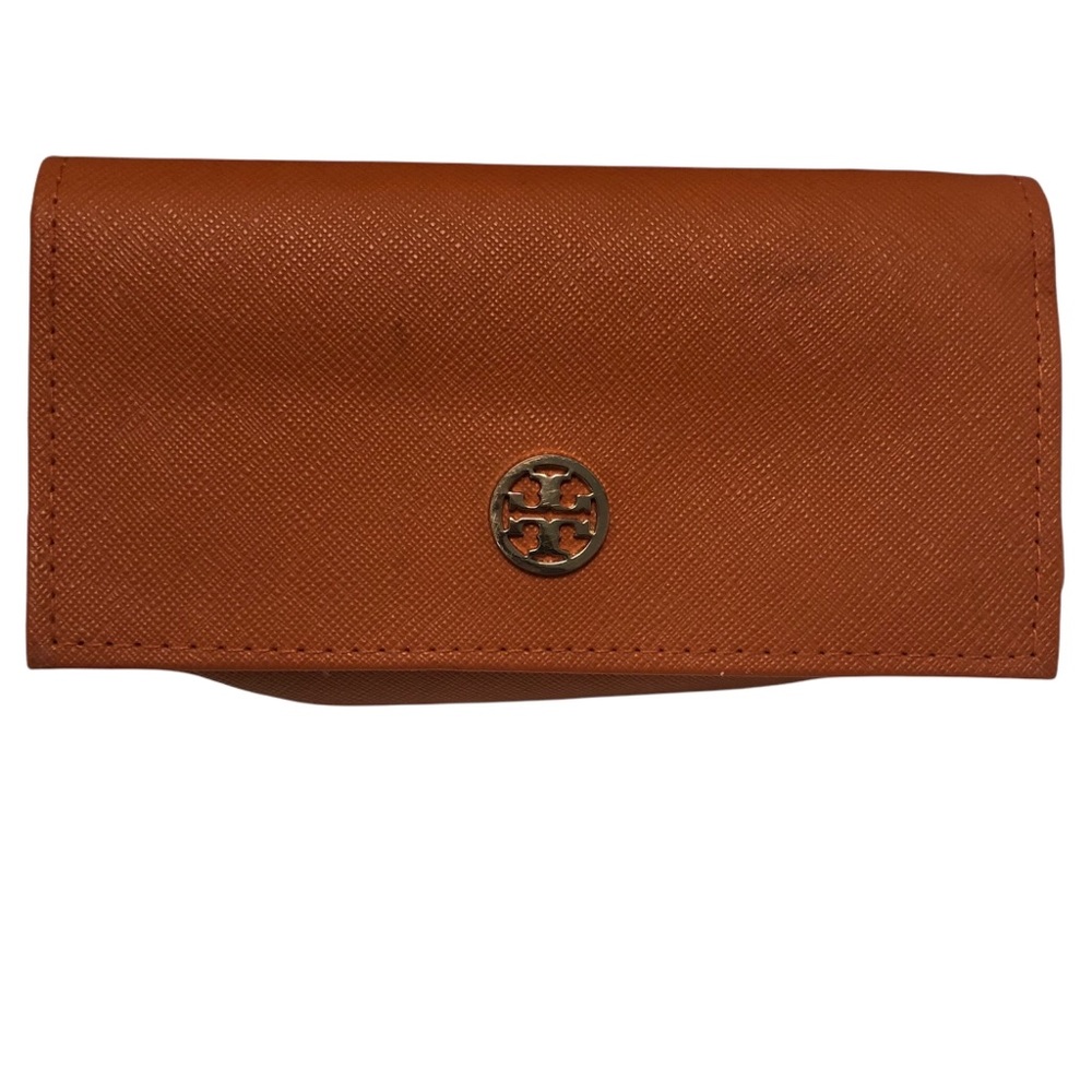 Tory Burch Orange Eyeglass Case